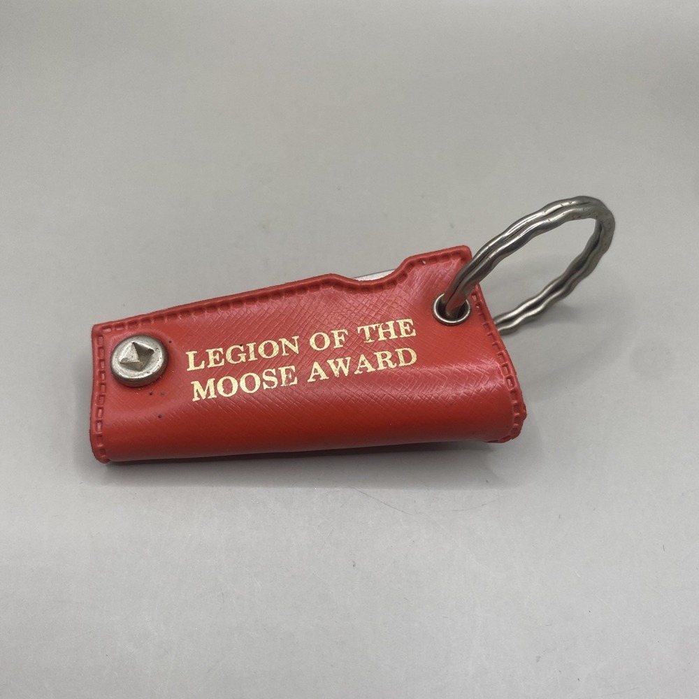 Vintage Legion Of The Moose Award Pocket Tool Keychain Multi-Tool Swiss Army
